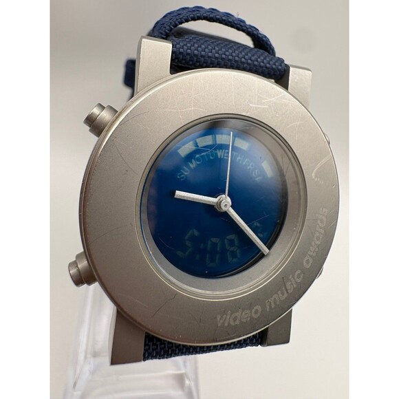 Ultra Rare 2001 MTV VMA Limited Edition Staff Hybrid Watch New Battery 01 - Picture 2 of 10